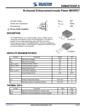 SSM40T03GP image