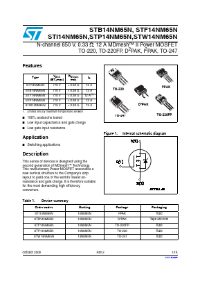STB14NM65N image